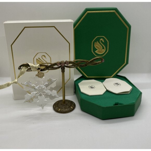 NEW Authentic Swarovski Brand 5615387 Ice Snowflake Annual Edition 2022 Ornament - Picture 1 of 6